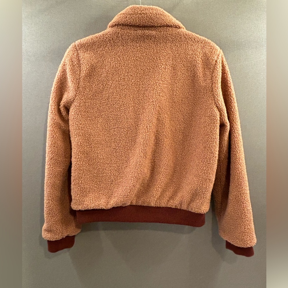 Skies are blue Sherpa Teddy jacket pinks medium women’s fall - Picture 4 of 5